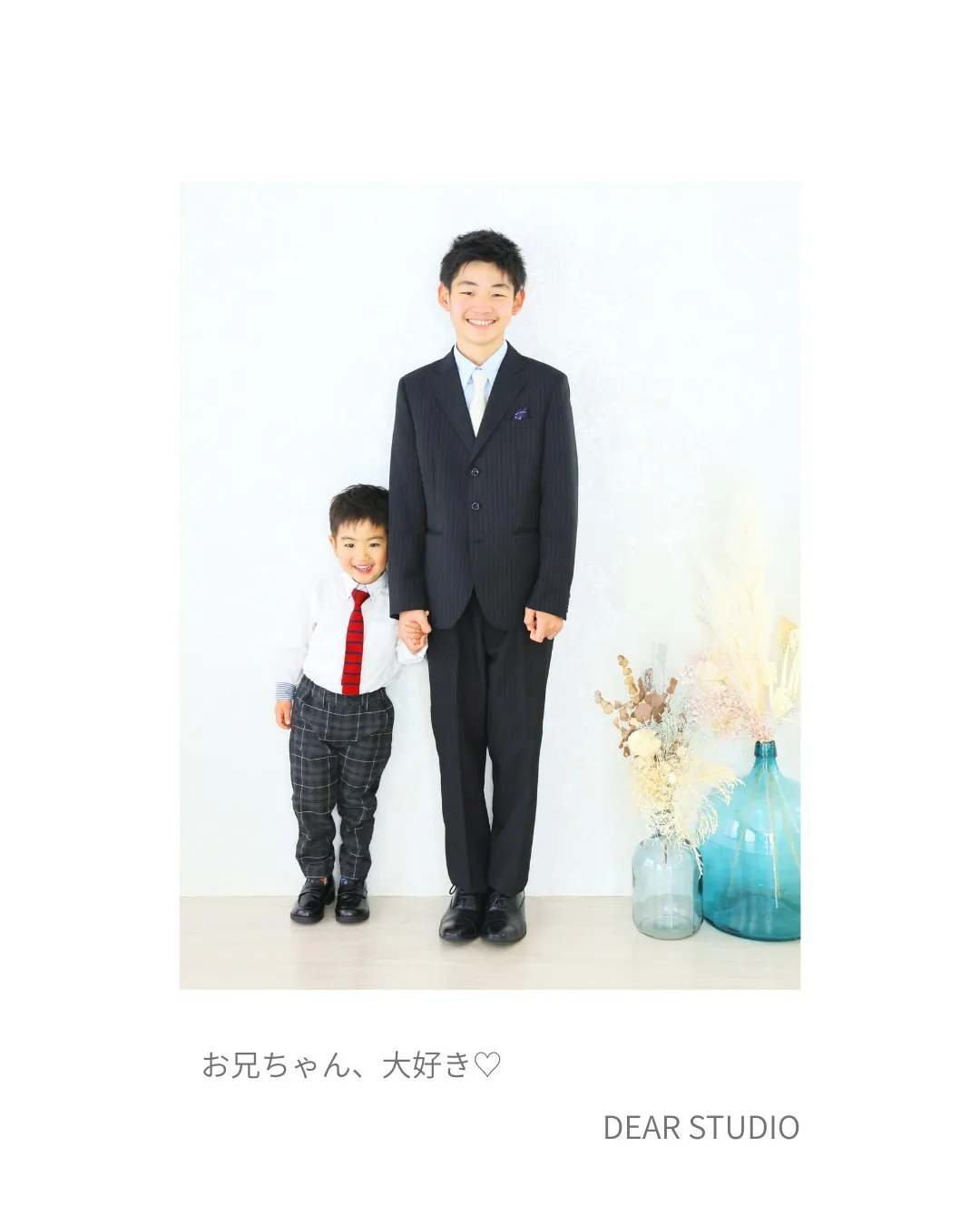 お兄ちゃん大好き♡が伝わってきます。